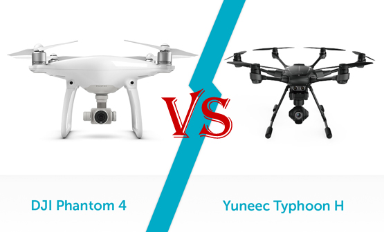 Yuneec Typhoon H VS DJI PHantom 4
