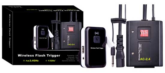 Jual NiceFoto Wireless Flash Trigger AC 2.4