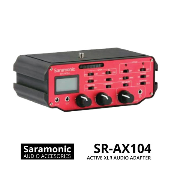 jual saramonic sr ax104 active xlr audio adapter for dslr harga dan spesifikasi jual saramonic sr ax104 active xlr audio adapter for dslr harga dan spesifikasi