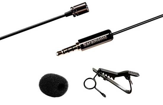 Jual Saramonic SR-LMX1 Lavalier Microphone for Smartphone