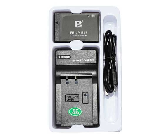 Jual Baterai FB Canon LP-E17 With Charger - Harga dan 