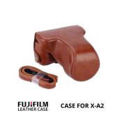 jual Leather Case Fuji X-A2 Brown