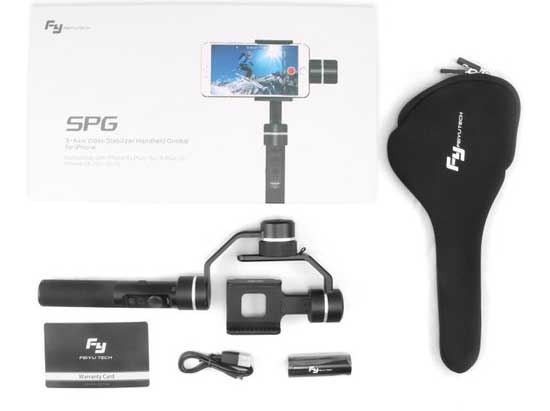 Feiyu SPG 3-Axis Video Stabilizer Handheld Gimbal for iPhone