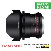jual Samyang 14mm T3.1 VDSLR ED AS IF UMC II for Nikon