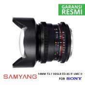 Jual Lensa Samyang 14mm T3.1 VDSLR ED AS IF UMC II for Sony Murah. Cek Harga Lensa Samyang 14mm T3.1 VDSLR ED AS IF UMC II for Sony disini, Toko Kamera Surabaya Jakarta - Plazakamera.com