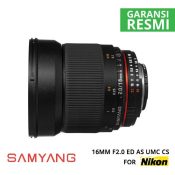 jual Samyang 16mm F2.0 ED AS UMC CS for Nikon AE