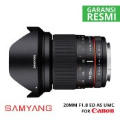 jual Samyang 20mm F1.8 ED AS UMC for Canon
