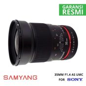 jual Samyang 35mm F1.4 AS UMC for Sony