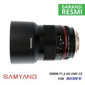 Jual Lensa Samyang 50mm F1.2 AS UMC CS for Sony NEX. Cek Harga Lensa Samyang 50mm F1.2 AS UMC CS for Sony NEX disini, Toko Kamera Online - Plazakamera.com