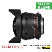 jual Samyang 8mm T3.8 VDSLR UMC Fish-eye CS II for Nikon