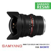 jual Samyang 8mm T3.8 VDSLR UMC Fish-eye CS II for Sony NEX