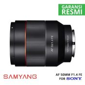 jual Samyang AF 50mm F1.4 FE for Sony NEX