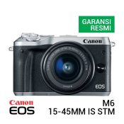 Canon EOS M6 Kit EF-M15-45mm f3.5-6.3 IS STM Silver
