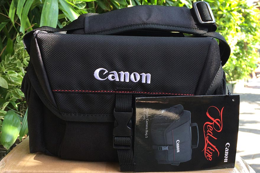 jual Canon Classic Camera Bag Red Line S RL CL-01S