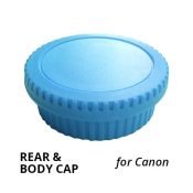 Jual Rear & Body Cap for Canon Light Blue
