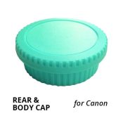 Jual Rear & Body Cap for Canon Light Green