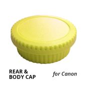 Jual Rear & Body Cap for Canon Light Yellow