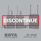 Boya BY-WM8 Wireless Dual Channel Mic Discontinue