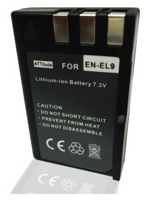 Baterai EN-EL9 untuk Kamera Nikon D5000 D3000 D40 D40X D60