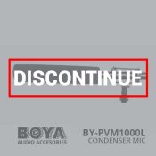 Boya BY-PVM1000L Professional Condenser Shotgun Microphone Discontinue