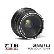 Jual Lensa 7Artisans 25mm f1.8 for Panasonic dan Olympus M 43 - Black