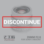 jual lensa 7Artisans 35mm f2.0 for Sony E-Mount - Silver harga murah surabaya jakarta
