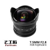 Jual Lensa 7Artisans 7.5mm f2.8 for Fujifilm X - Black