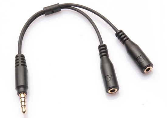 Jual Audio Cables & Adapters AV-Pro Splitter Adapter 3.5mm TRS to TRRS Harga Murah