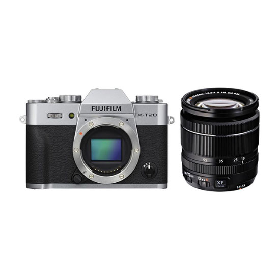 Jual Fujifilm X-T20 Kit 18-55mm f/2.8-4 R LM OIS Silver 