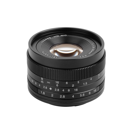Jual Lensa 7Artisans 50mm f1.8 for Canon EOS-M - Black Harga Murah