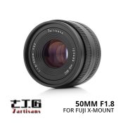 Jual Lensa 7Artisans 50mm f1.8 for Fuji-X - Black Harga Murah