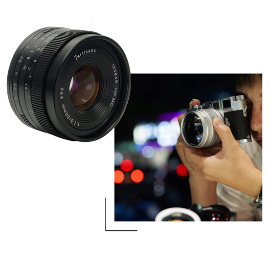 Jual Lensa 7Artisans 50mm f1.8 for Sony E-Mount Black 
