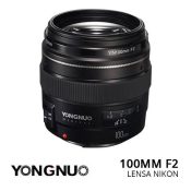 Jual lensa Yongnuo 100mm f.2 for Nikon Harga Murah