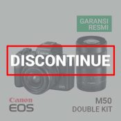 Jual Kamera Mirrorless Canon EOS M50 Kit EF-M 15-45mm + EF-M 55-200mm Black Harga Murah