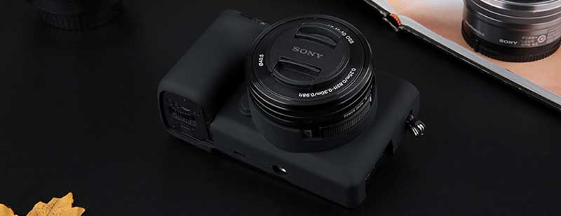 jual Silicone Case for Sony A6000 Black harga murah surabaya jakarta