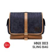 jual tas HONX HNX 003 Sling Bag Navy Brown harga murah surabaya jakarta