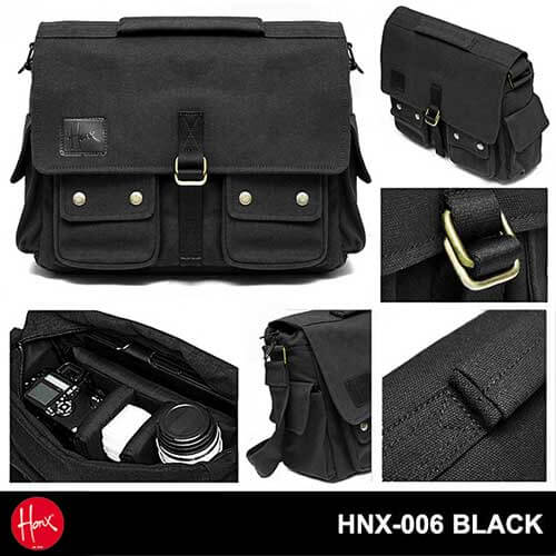 jual tas kamera HONX HNX 006 Sling Bag Black harga murah surabaya jakarta