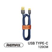 jual usb Remax Cowboy Cable Type-C 120cm Blue harga murah surabaya jakarta