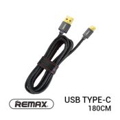 jual usb Remax Cowboy Cable Type-C 180cm Black harga murah surabaya jakarta