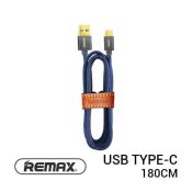 jual usb Remax Cowboy Cable Type-C 180cm Blue harga murah surabaya jakarta