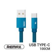 jual usb Remax Kerolla Cable Type-C 100cm Blue harga murah surabaya jakarta