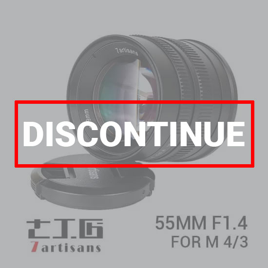 DIscontinue lensa 7Artisans 55mm F1.4 for M4/3 Black harga murah surabaya jakarta