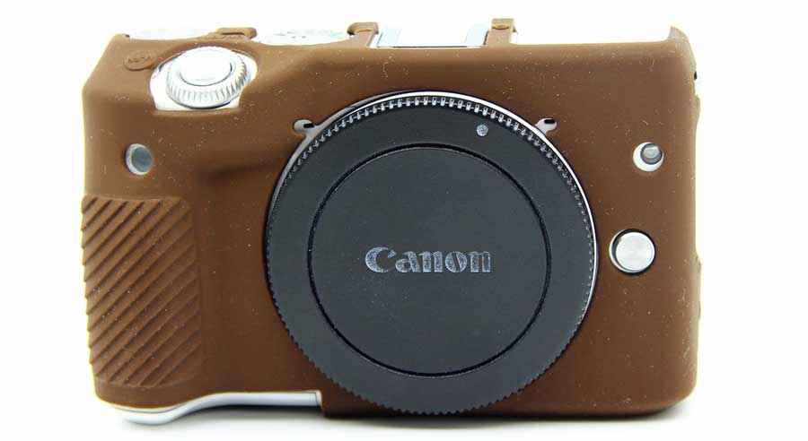 jual Silicone Case Canon EOS M3 Brown harga murah surabaya jakarta