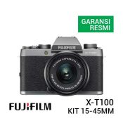 jual kamera Fujifilm X-T100 Kit XC 15-45mm Dark Silver harga murah surabaya jakarta