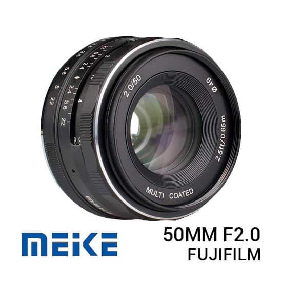 jual lensa Meike 50mm F2.0 For Fujifilm harga murah surabaya jakarta