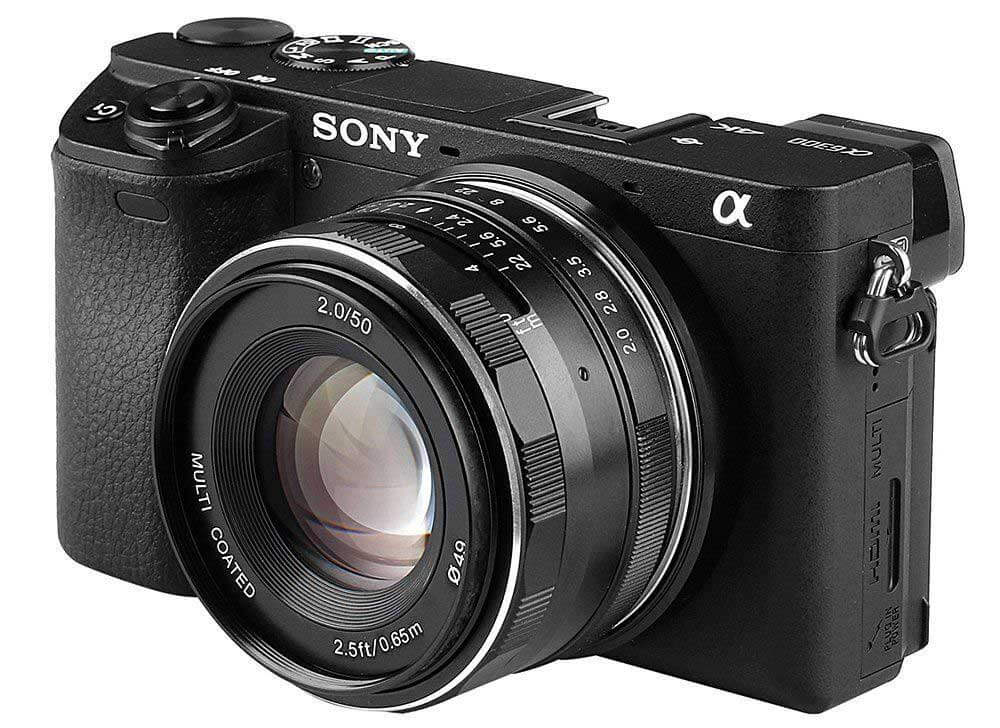jual lensa Meike 50mm F2.0 For Sony harga murah surabaya jakarta