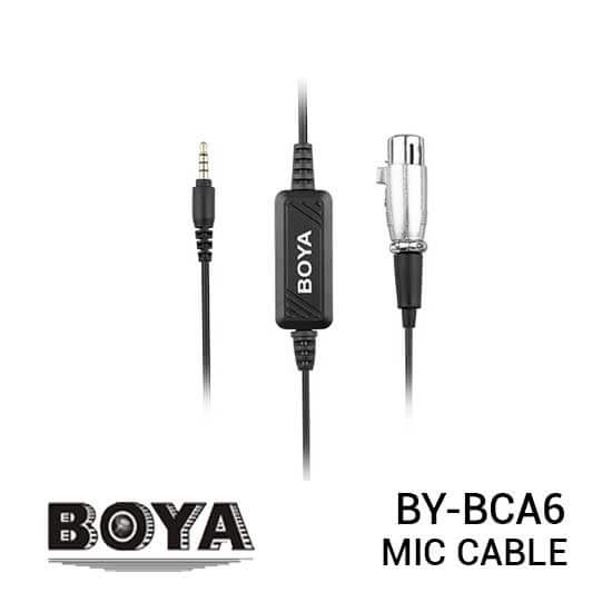 jual Boya BY-BCA6 XLR to 3.5mm TRRS Adapter harga murah surabaya jakarta
