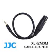 jual JJC Cable-XLR2MSM Cable Adapter 3.5mm TRS Male to XLR Female harga murah surabaya jakarta