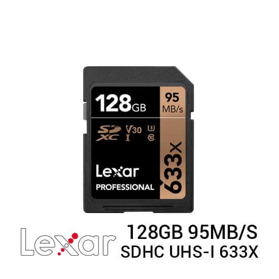jual memory Lexar SDHC UHS-I 633x (95Mbps) 128GB harga murah surabaya jakarta