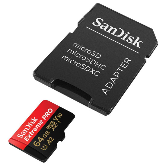 Jual Sandisk Extreme Pro MicroSDXC A2 U3 V30 170MB-S - 64GB Harga Terbaik dan Spesifikasi